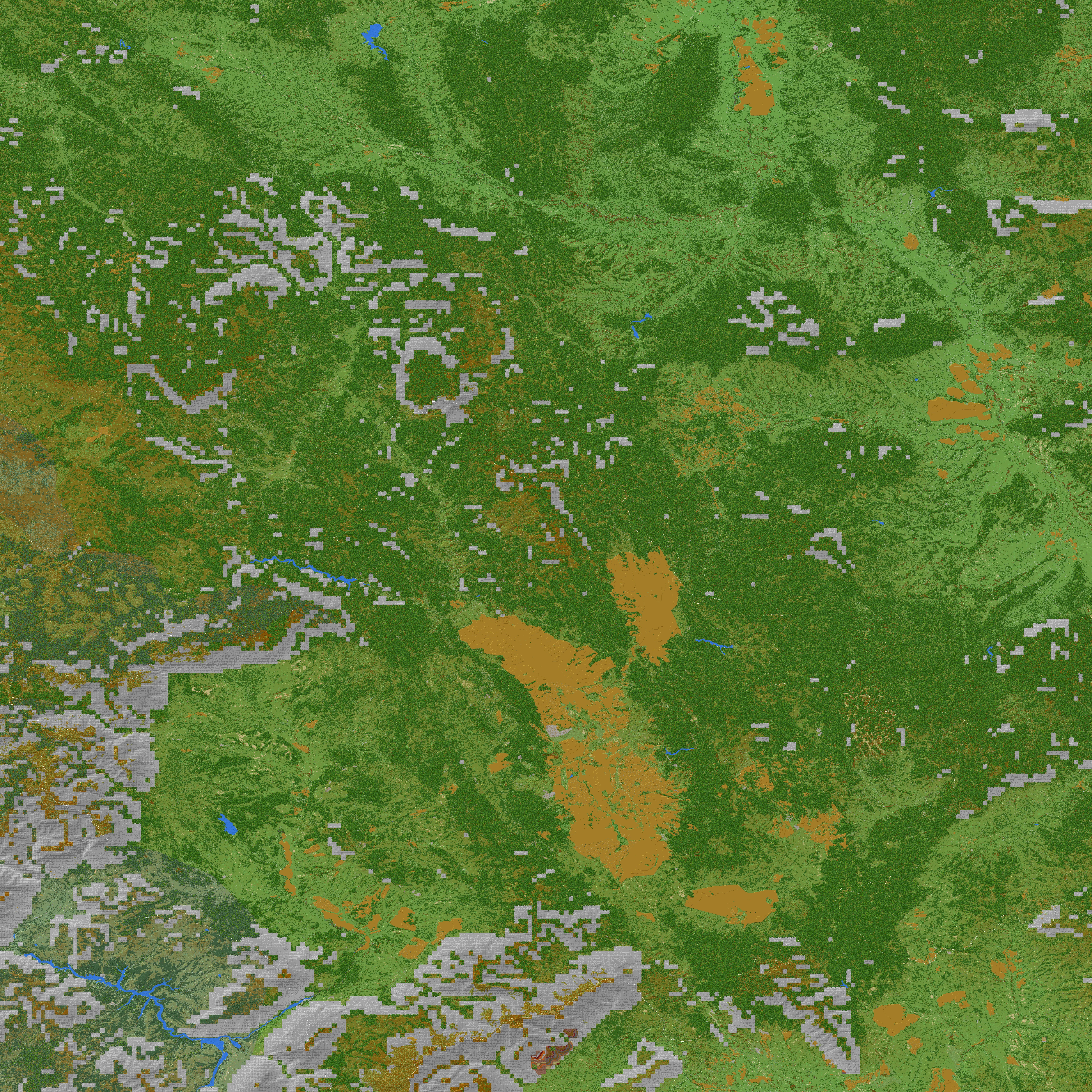 A picture of the Kosovo map