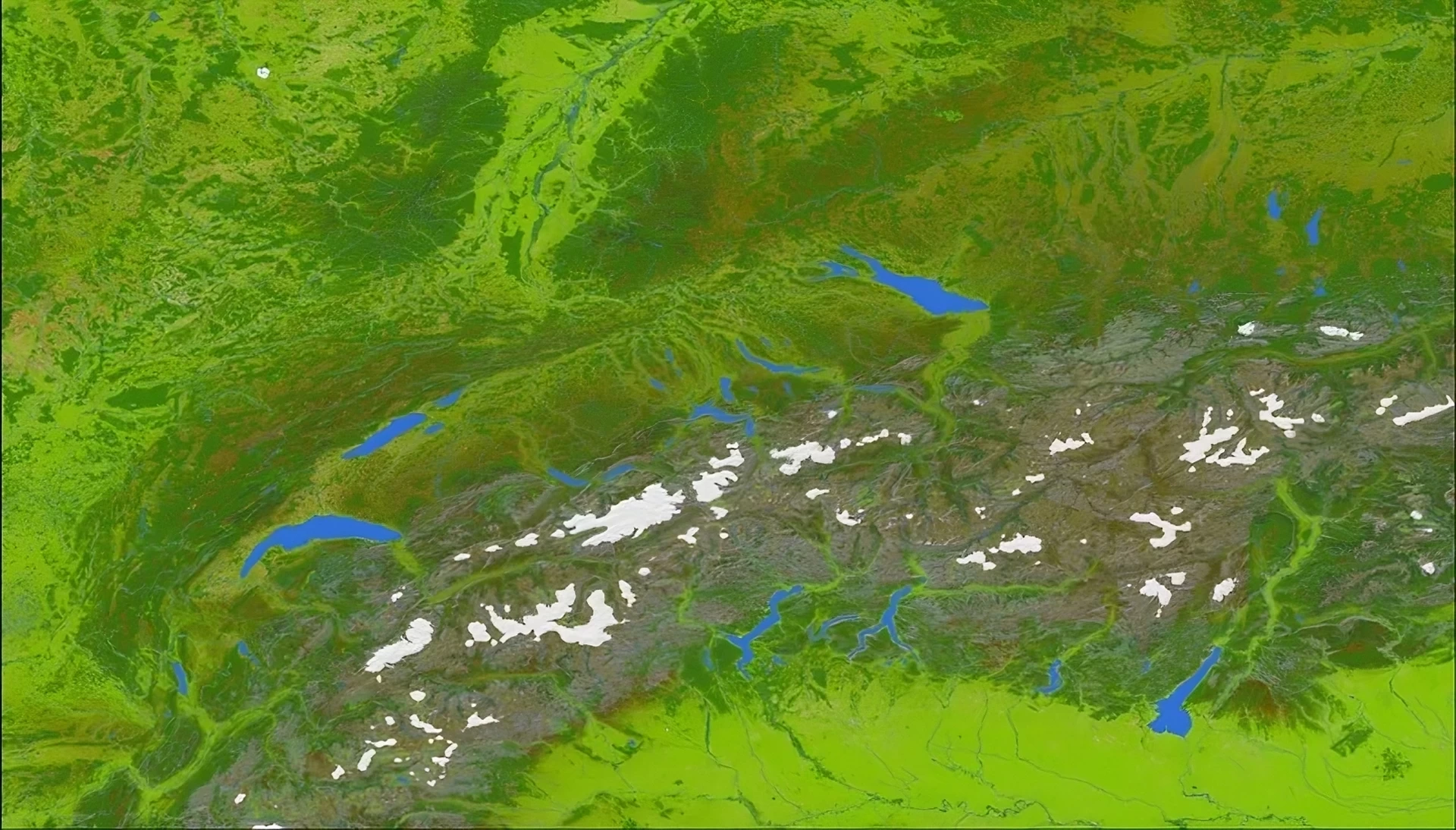 A picture of the Switzerland map